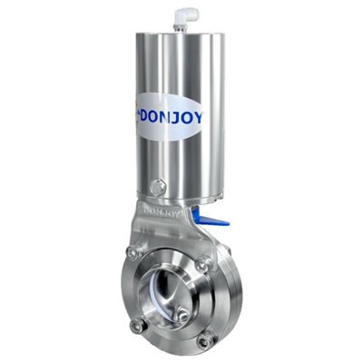 衛生食品グレードのバタフライバルブ